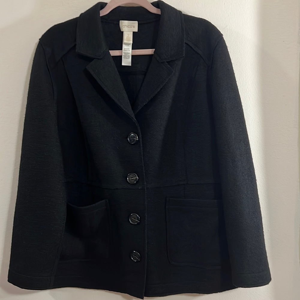 Chico’s wool blend jacket blazer
